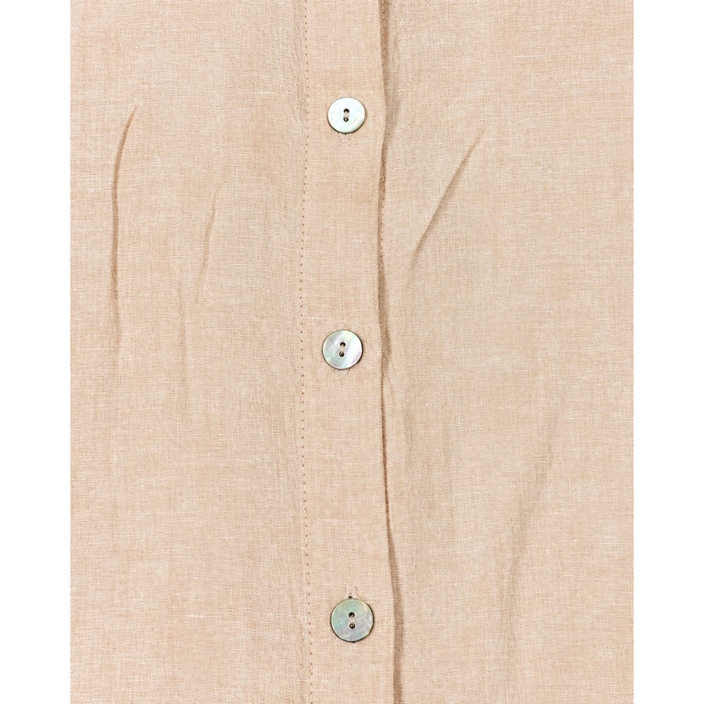 C&C California Peach Button-Front Midi Shirt Dress - Picture 9 of 11